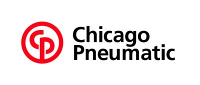 CP Chicago Pneumatic Logo / Black on white background