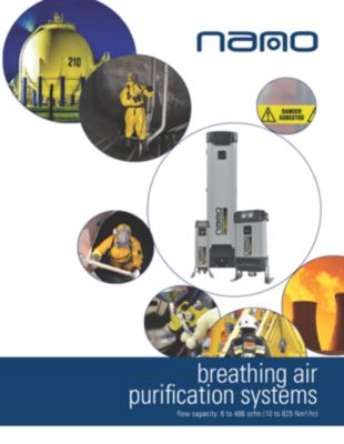 The nano brochure showcasing all breathing air equipment options