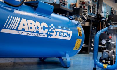 ABAC Tech industrial user air compressort in workshop