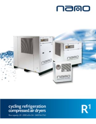 The brochure for our legacy model of refrigerated dryers, the R1 NRC cycling