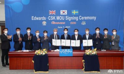Edwards CSK MOU signing ceremony