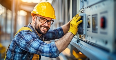 A technician following ompressed air installation tips