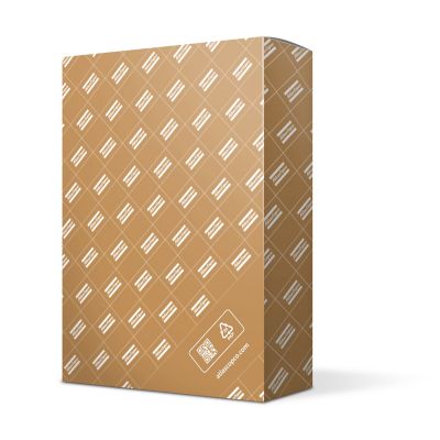 Atlas Copco packaging branding - 1a pattern