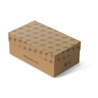 Atlas Copco packaging branding - 1b pattern