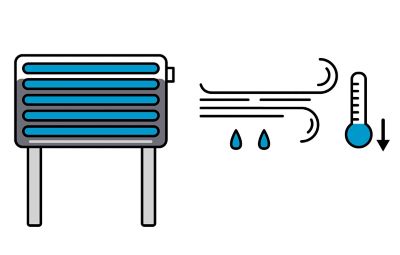 an illustration about air treatment for the atlas copco wiki pages