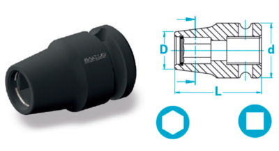 Comb Universal adapter hex output, Sockets & Bits
