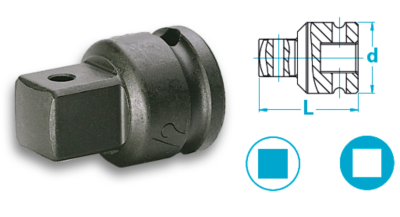 Comb Universal adapter with hole, Sockets & Bits