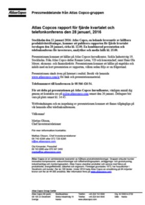 press information