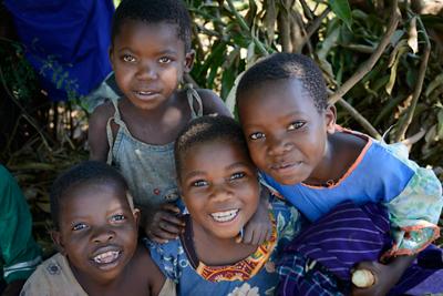 Happy children in Malawi