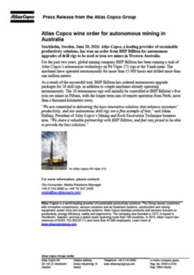 press information