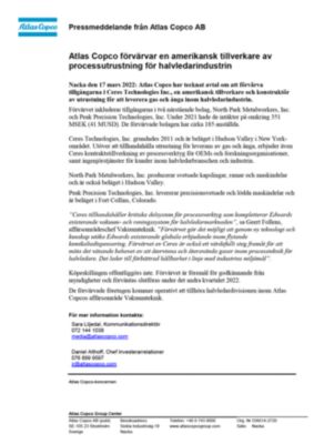 press information