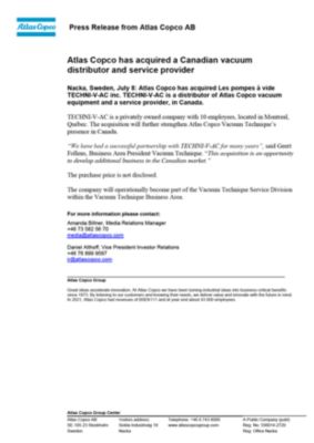 press information