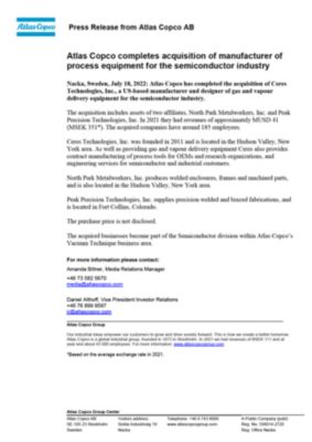 press information