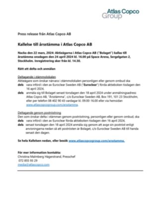 press information