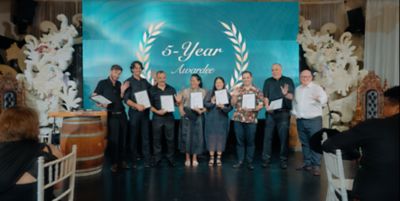 5-Year Service Award in Atlas Copco Group