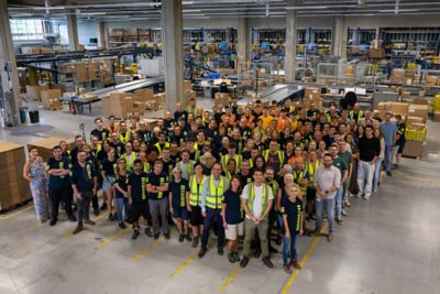 PTD 2026 group picture in warehouse