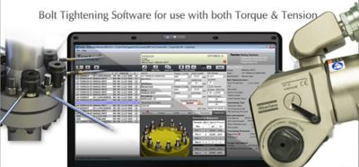 Atlas Copco Bolt Tightening Software for use with both torque and tension