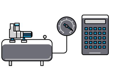 an illustration about compressor installation