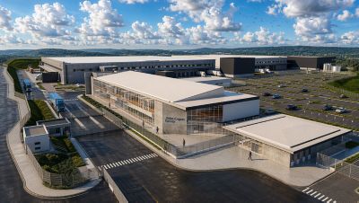 Projeto 3D da Atlas Copco Group House