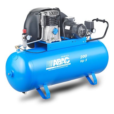 4116024541-PRO-A39B-200-FT3-ABAC-Air-compressor-Piston-Stationary-lubricated-200lt-3hp 1