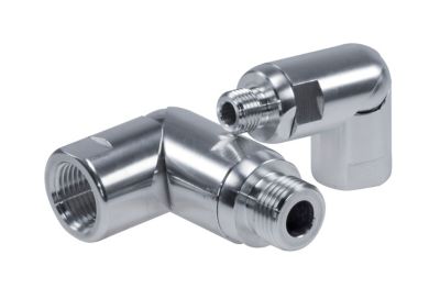 Two MultiFlex swivel connectors