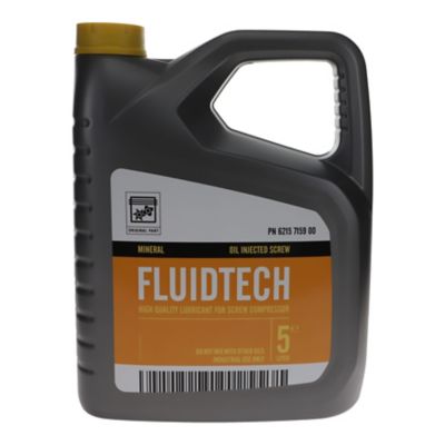 OIL CAN 5L FLUIDTECH FOR OIL INJECTED SCREW COMPRESSORS