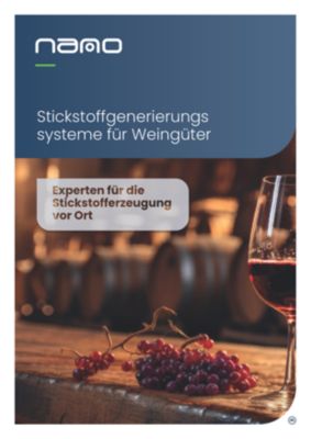 Nitrogen Solutions for Wineries Brochure in German for Germany