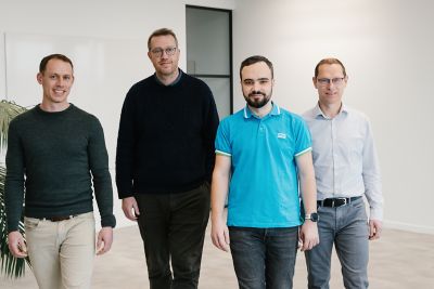 Giulio Mazzalupi Award 2024 winners: Johan Dom, Marcel Horemans, Karel Vennens and Dave Verresen