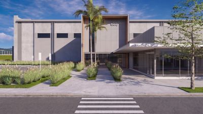 Imagens 3D do projeto da Atlas Copco Group House (Agosto/2026)
