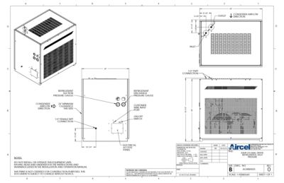 The general arrangement drawing for the aircel AXP 275 6000 model