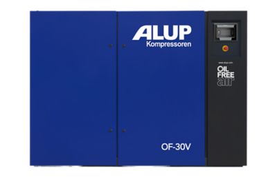 ALUP OF-30V front view. oil-free compressor