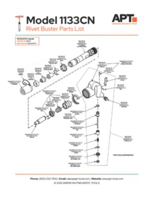 APT M1133 PG-Handle Parts List
