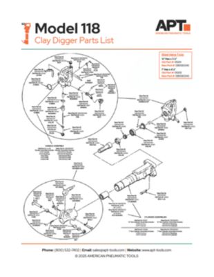 APT M118 Parts List