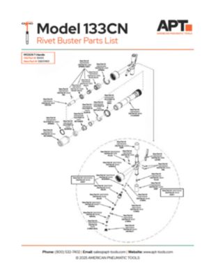 APT M133 T-Handle Parts List