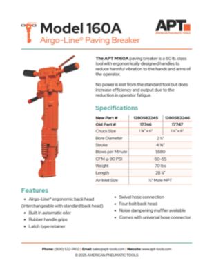 M160A APT Spec Sheet