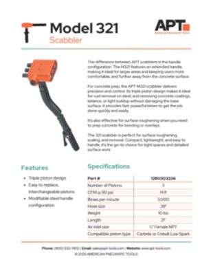 APT M321 Scabbler Specification Sheet