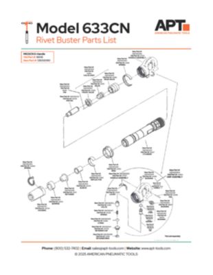 APT M633CN Parts List 