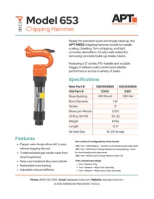 M653 APT Spec Sheet