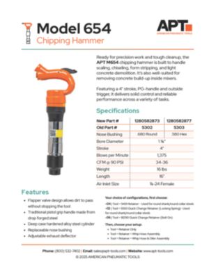 M654 APT Spec Sheet
