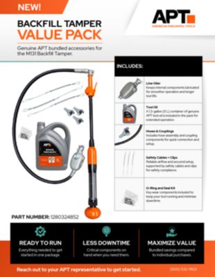APT Value Pack M131 Backfill Tamper Flyer