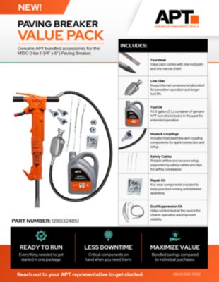 APT Value Pack M190 Paving Breaker Flyer
