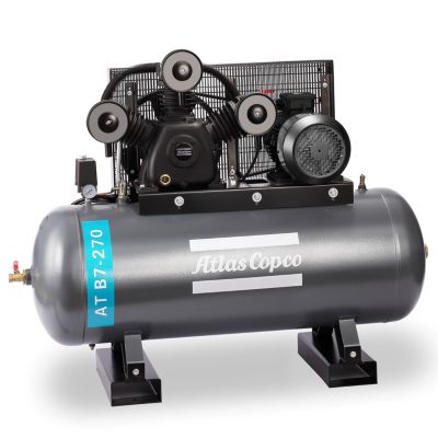เครื่องอัดอากาศหรือปั๊มลมแบบลูกสูบเหล็กหล่อระดับมืออาชีพที่ขับเคลื่อนด้วยสายพาน - ซีรี่ส์ ATB