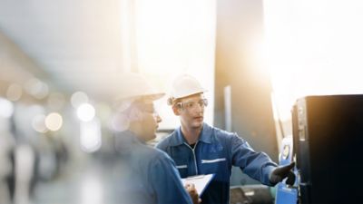 Air compressor installation