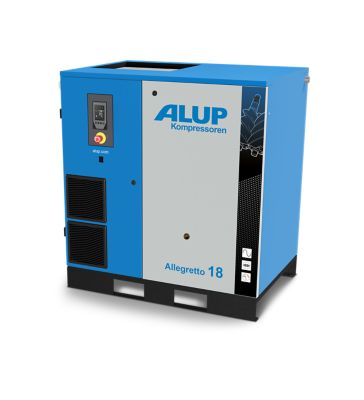 ALUP Allegretto 18 variable speed iPM screw compressor