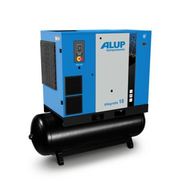 ALUP Allegretto 18 variable speed iPM screw compressor
