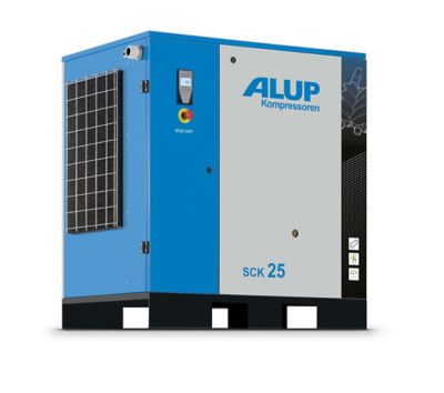 Alup C67 belt-driven screw compressors