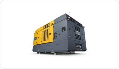 Atlas Copco product showcased from a low 45-degree angle