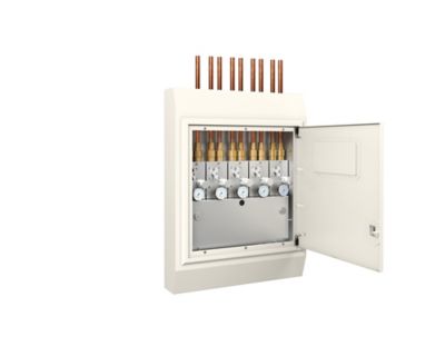 Product illustration of an area valve service unit (open).