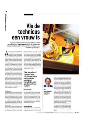 Picture of article with interview