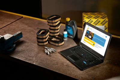 Web Shop (e-commerce to order parts) in high quality for print